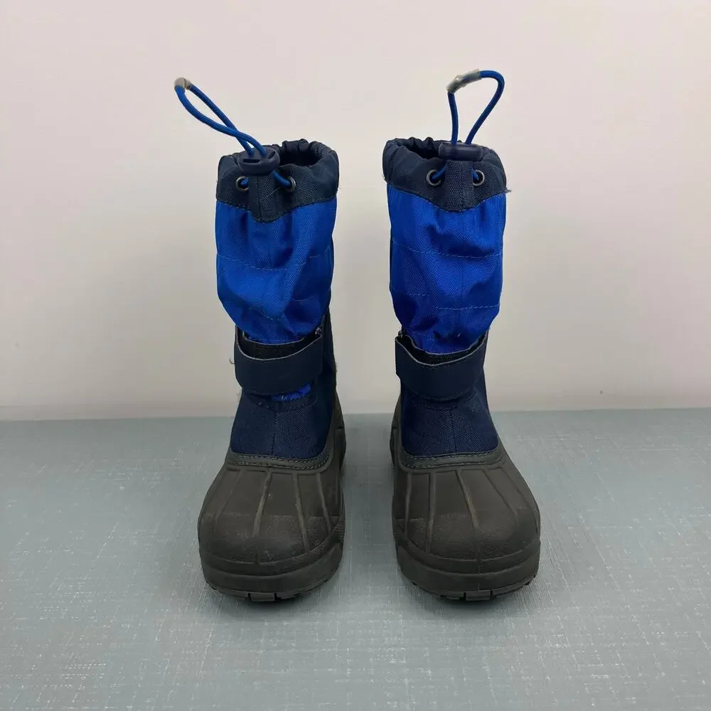 Columbia Children Powderbug Plus II Winter Snow Boots Blue 2